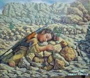 Children of Shingal by Ezidi painter Ammar Salim