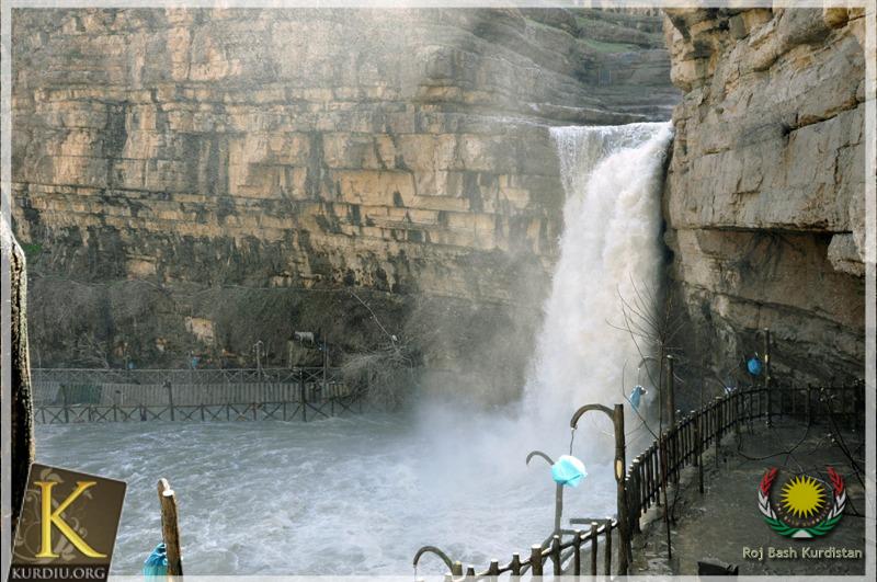 Gali Ali Bag waterfall in Kurdistan